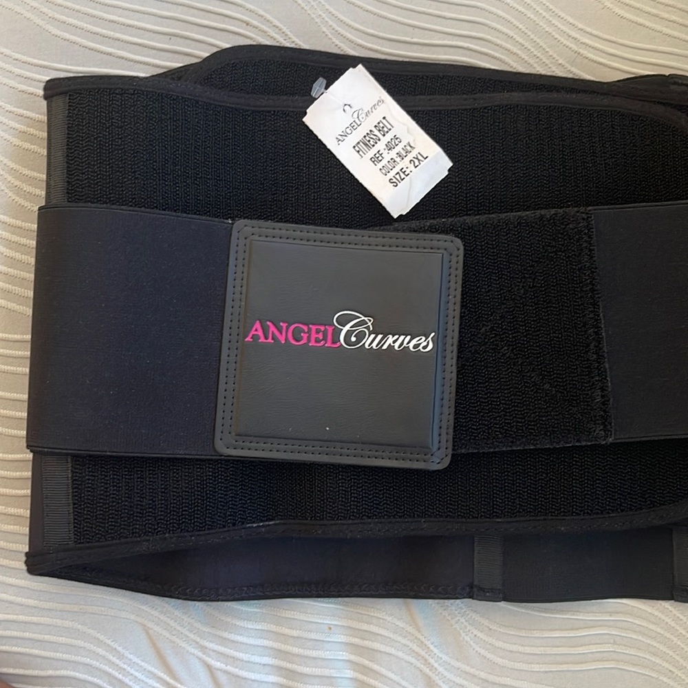 Sweat belt waist trainer by Angel Curves